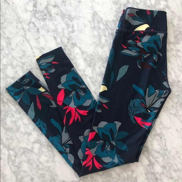 JoyLab Pants - Joy Lab Floral Workout Leggings